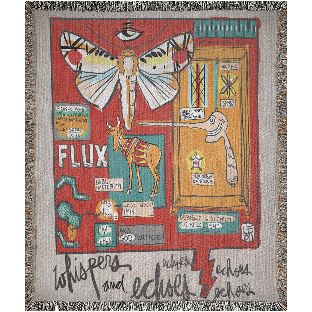 Whispers and Echos of Always and Forever - Lebo Woven Blanket